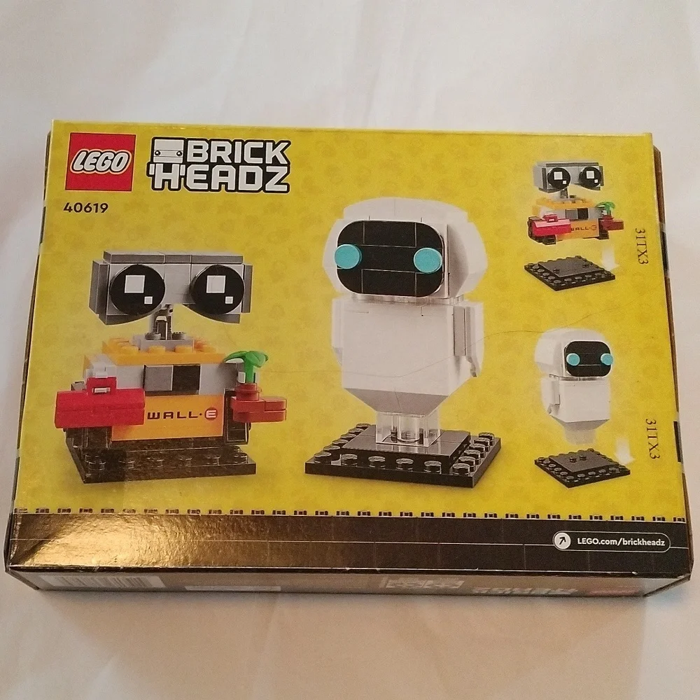 Lego Brick headz 40619 Eve + WALL-E Building Set